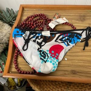 NWT Raisins Sweet Side Tie Bikini Bottoms Small